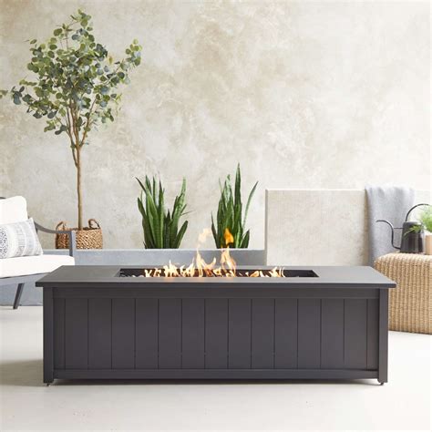 Marin Fire Pit Table With Hidden Propane Tank - Real Flame®