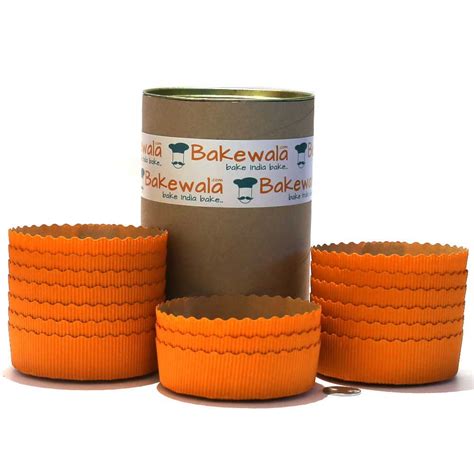 Buy Ecopack Cake Baking Paper Cups - Orange - 12 Pieces Online at Low ...