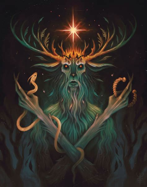 Horned God Art