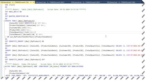 Image result for Sample SQL Script