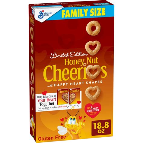 Honey Nut Cheerios Family Size 18.8oz- 532g - American Food Store