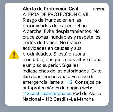 Alerta de Inundación en Talavera: Protección Civil Advierte sobre ...