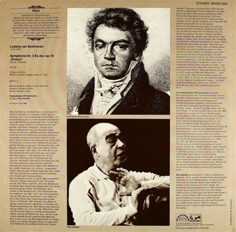 Paul Kletzki. Tschechische Philharmonie. Beethoven. Eroica ...