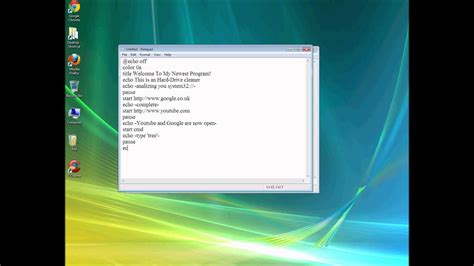 How to create * .exe file with Notepad