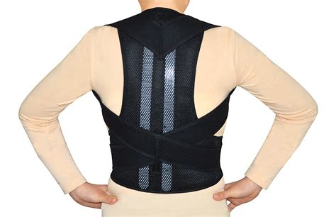 Lower Back Brace Unisex Posture Corrector Lumbar Support - Medium ...