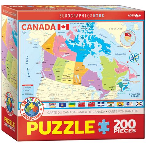 Buy EuroGraphics of Canada Puzzle (200 Piece), Multi Online at ...