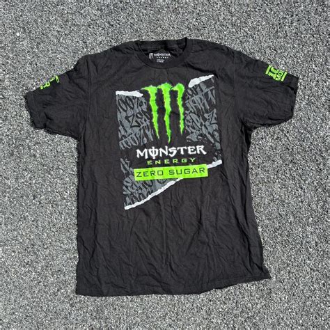 Monster Energy Drink T Shirt Size L Excellent like... - Depop