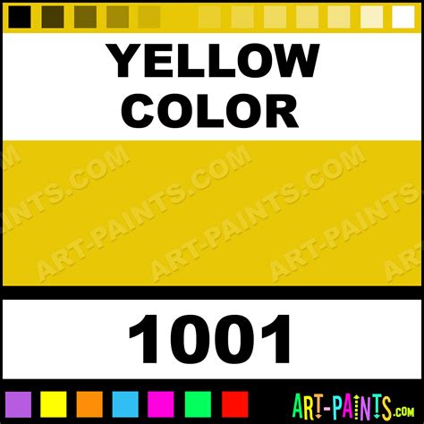 Yellow Color Artist Watercolor Paints - 1001 - Yellow Color Paint ...