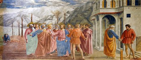 » Masaccio, The Tribute Money and Expulsion in the Brancacci Chapel