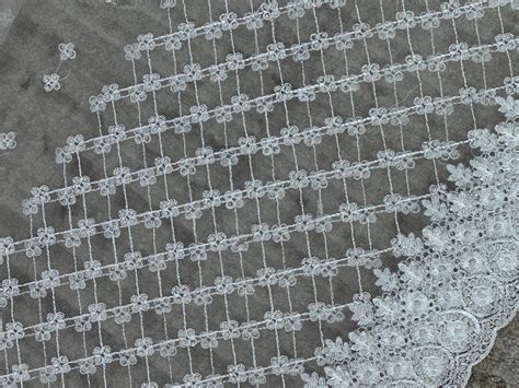Machine Embroidered Net Saree With Veil | SBP339 – Aham Designer Boutique