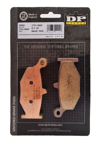 DP Sintered Brake Pads for Suzuki Hayabusa (2013-2024) | Standard Rear ...