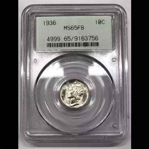 1936 Mercury Dime PCGS MS-65 FB - Old Pueblo Coin