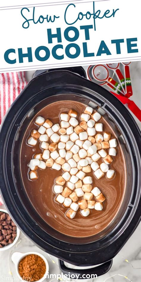 homemade hot chocolate crock pot
