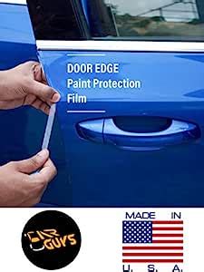 Car Guys- Door Edge Guard Paint Protection Film Kit for All Cars- Saint ...