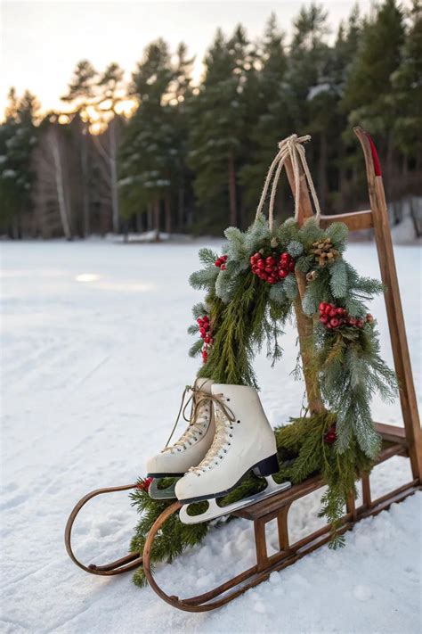 23+ Charming Christmas Sled Decor Ideas