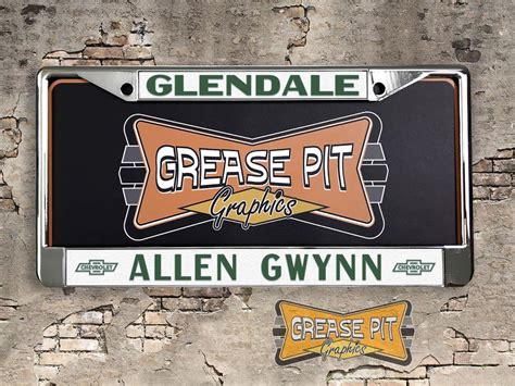 Replica Dealership License Plate Frames - Grease Pit Graphics
