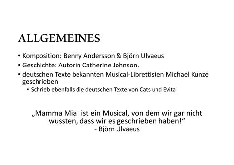 Einfach erklärt: Alles über das Mamma Mia Musical in Deutschland ...