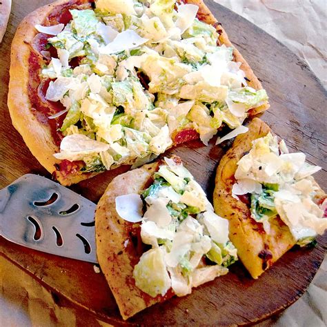Caesar Salad Pizza Recipe - Lana’s Cooking