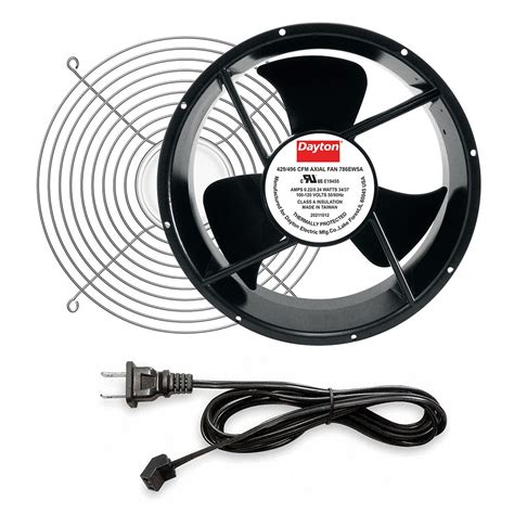 DAYTON, 10 in Dia, 3 1/2 in Dp, Axial Fan - 786EW5|786EW5 - Grainger
