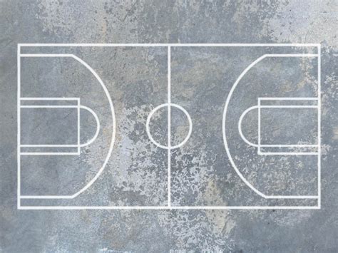 Premium Photo | The aerial view of basketball court outdoors abstract ...