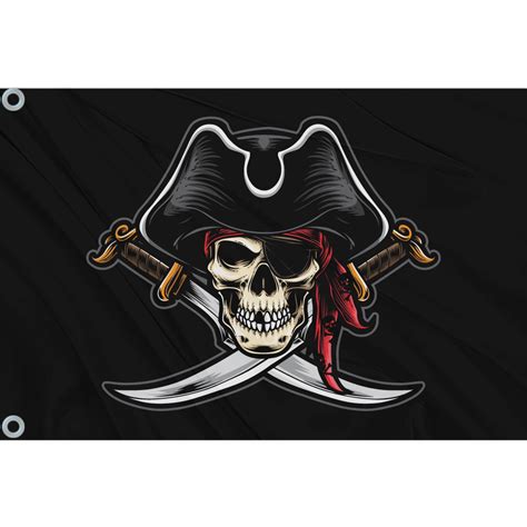 Black Skull Pirate Flag The Meanings Behind Pirate Symbols Real