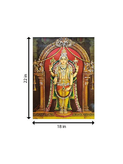 Buy Handmade Painting of Celestial Lord Venkateswara in Oleograph
