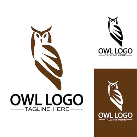 Premium Vector | Owl logo vector template