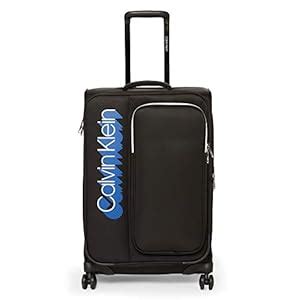 Buy Calvin Klein Sky Shadow Range Black Color Soft Medium Luggage at ...