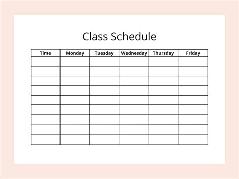 College classes schedule creator - statjohn