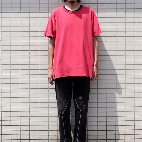 POST JUNK / 80’s L.L.BEAN x CHAMPION Red Blank T-Shirt Made In U.S.A. [L]