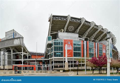 Southwest Entrance Gate FirstEnergy Stadium Cleveland Ohio Editorial ...