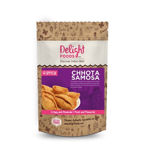 Delight Foods Mini Samosa: Golden Triangles of Spicy Goodness (Chhota ...