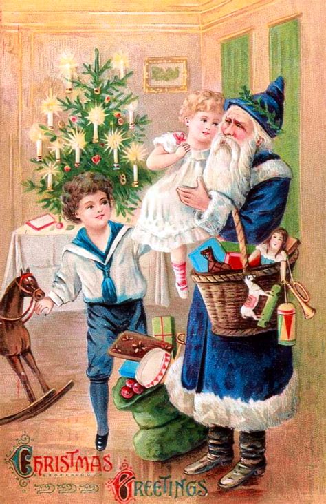 Vintage Santa Postcard