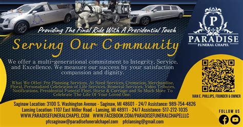 Paradise Funeral Chapel | Saginaw MI