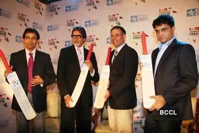 Amitabh Bachchan at the press conference of Airtel Champions League ...