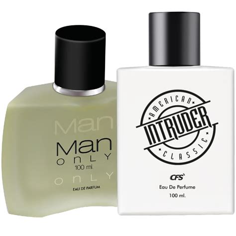 Buy CFS Intruder White 100ml & Man Only Black 100ml Long Lasting Eau De ...