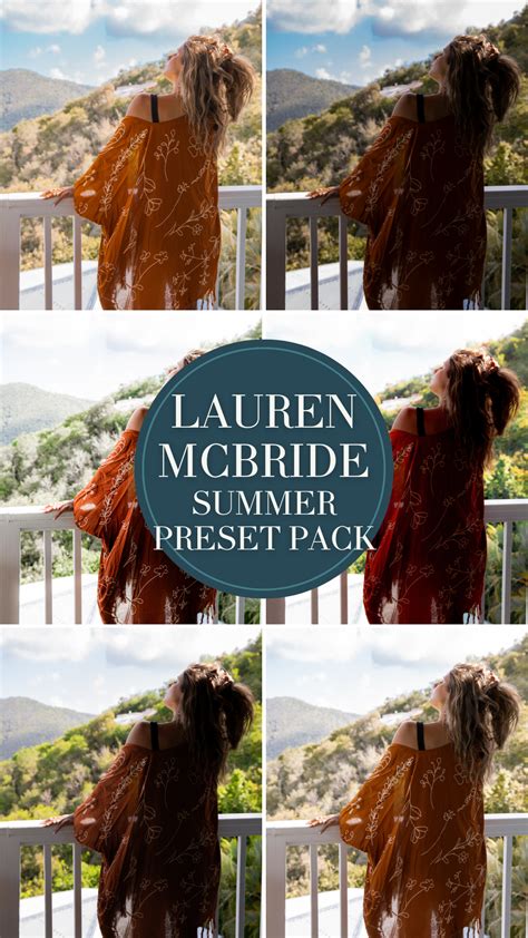 Lauren McBride Summer: Lightroom Preset Pack - Lauren McBride