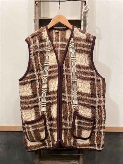 vintage boa vest【191】 | LIBRA vintage & used clothing