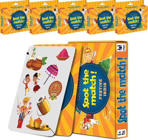 WONDRBOX Kids Card Games for Kids. (Charades-6) : Amazon.in: Toys & Games