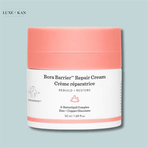 Drunk Elephant Bora Barrier Rich Repair Cream with 6-Butterlipid Compl ...