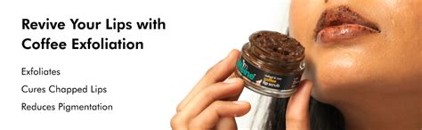 mCaffeine Coffee Lip Scrub Balm - 85% Reduction in Dark Lips ...