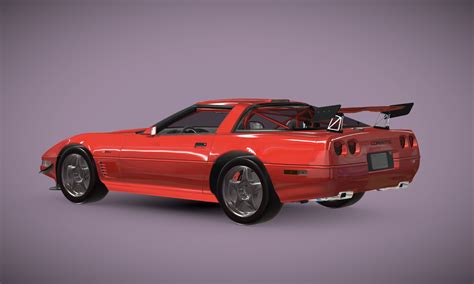 Chevrolet Corvette C4 ZR1 - 1983-1996 3D model | CGTrader