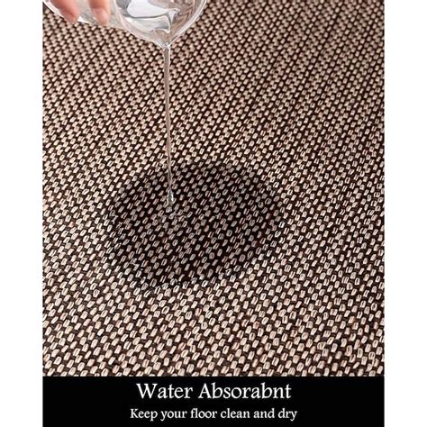 Kitchen Rugs & Mats Non-Skid WashableAnti-Fatigue, Non-Slip Absorbent ...