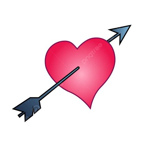 Heart With Arrow Through It Clipart