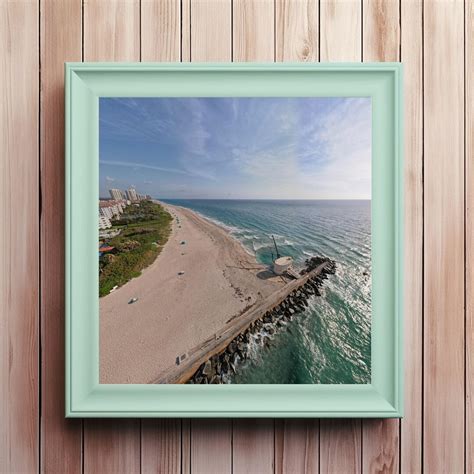 Tranquil Coastal Escape A Scenic Bird's Eye View of Singer Island's ...