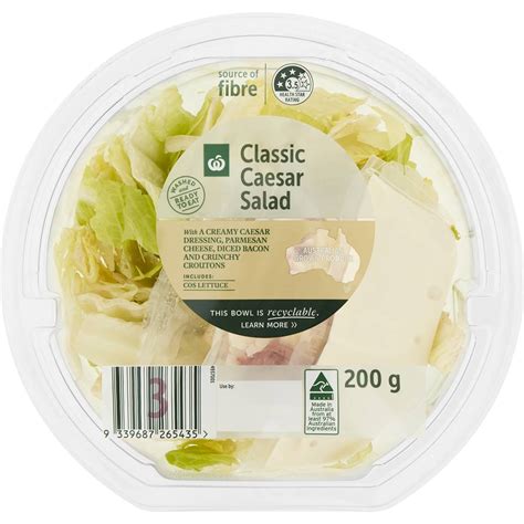 Calories in Woolworths Chicken & Caesar Bowl calcount