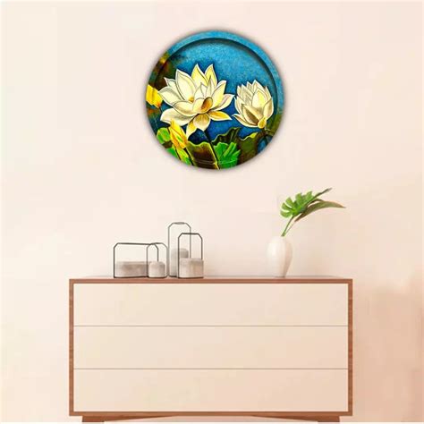 Wall Plates | Shop Beautiful Handpainted Wooden, Pichwai Wall Plate ...