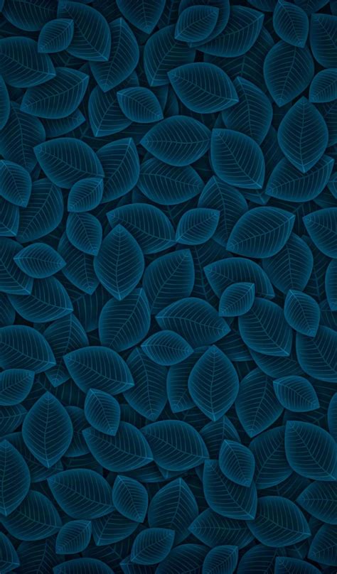 Download wallpaper leaves, blue, background, section textures in ...