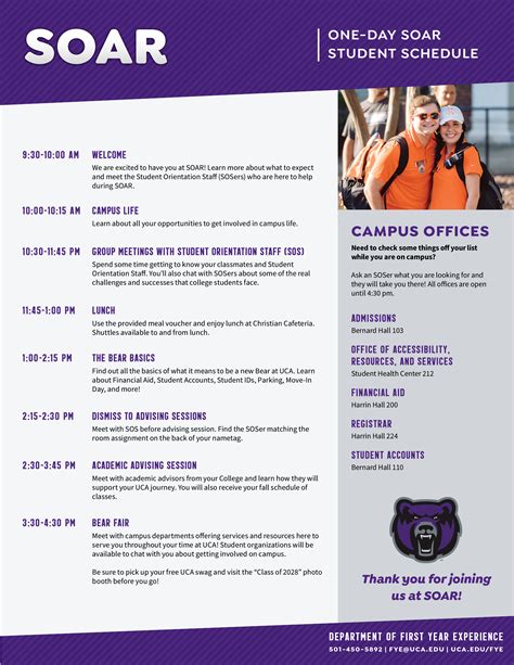 SOAR ONE-DAY SESSIONS