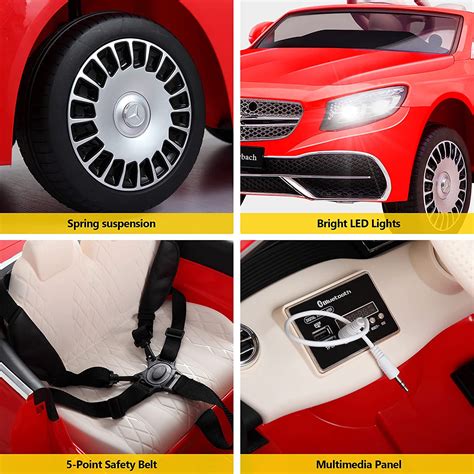 Buy 2 Seater Kids Ride On Car, Mercedes-Maybach S650 Electric Car for ...